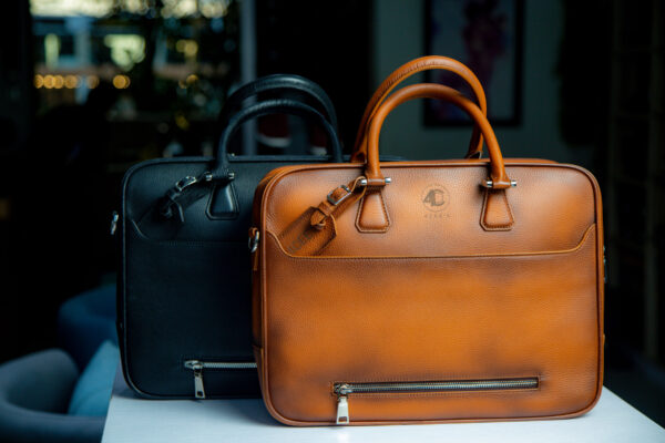 Burnished Satchel bags